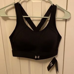 Black New Under Armor Sports Bra Medium